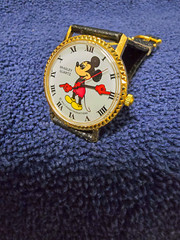 Vintage Mickey Mouse Ref. 1459 New Old Stock Still In Box MINT Condition RUNNING