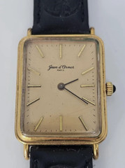 1970s Women’s Jean D’Amor Paris 17 Jewels Gold Plated Mechanical 22mm Watch