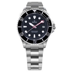 Ratio FreeDiver Sapphire Stainless Steel Black Quartz RTF031 200M Men’s Watch