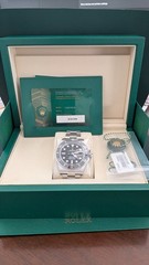 Rolex Submariner 126610LN Silver Oyster Bracelet with Black Bezel