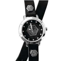 MTCWATCHW – Matco Tools Ladies watch Black Leather Timepiece