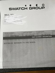 NEW Swatch x Omega Bioceramic Moonswatch Mission To The Moon Watch W/receipt
