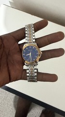 Gucci G-Timeless Silver Rose Gold Two Tone Steel Mens Watch YA126410