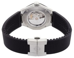 Baume & Mercier Riviera Automatic Steel & Black ADLC Rubber Mens Watch M0A10763