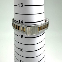 [Working] CELINE Triomphe Macadam Two-tone Date Ladies Quartz QZ Octagon Watch