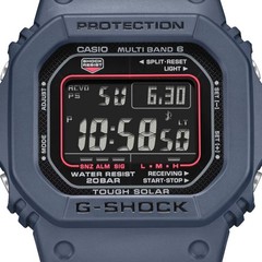 CASIO G SHOCK Tough Solar World 6 Station Radio Reception Multi Band 6 GW M5610U