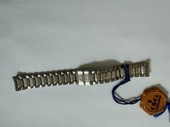 NOS Vintage Ebel 1911 E 1090214 Steel/18K watch bracelet 14.2mm