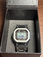 【Excellent】CASIO G-Shock GMW-B5000D-1JF Silver Bluetooth Full Metal Men’s Watch
