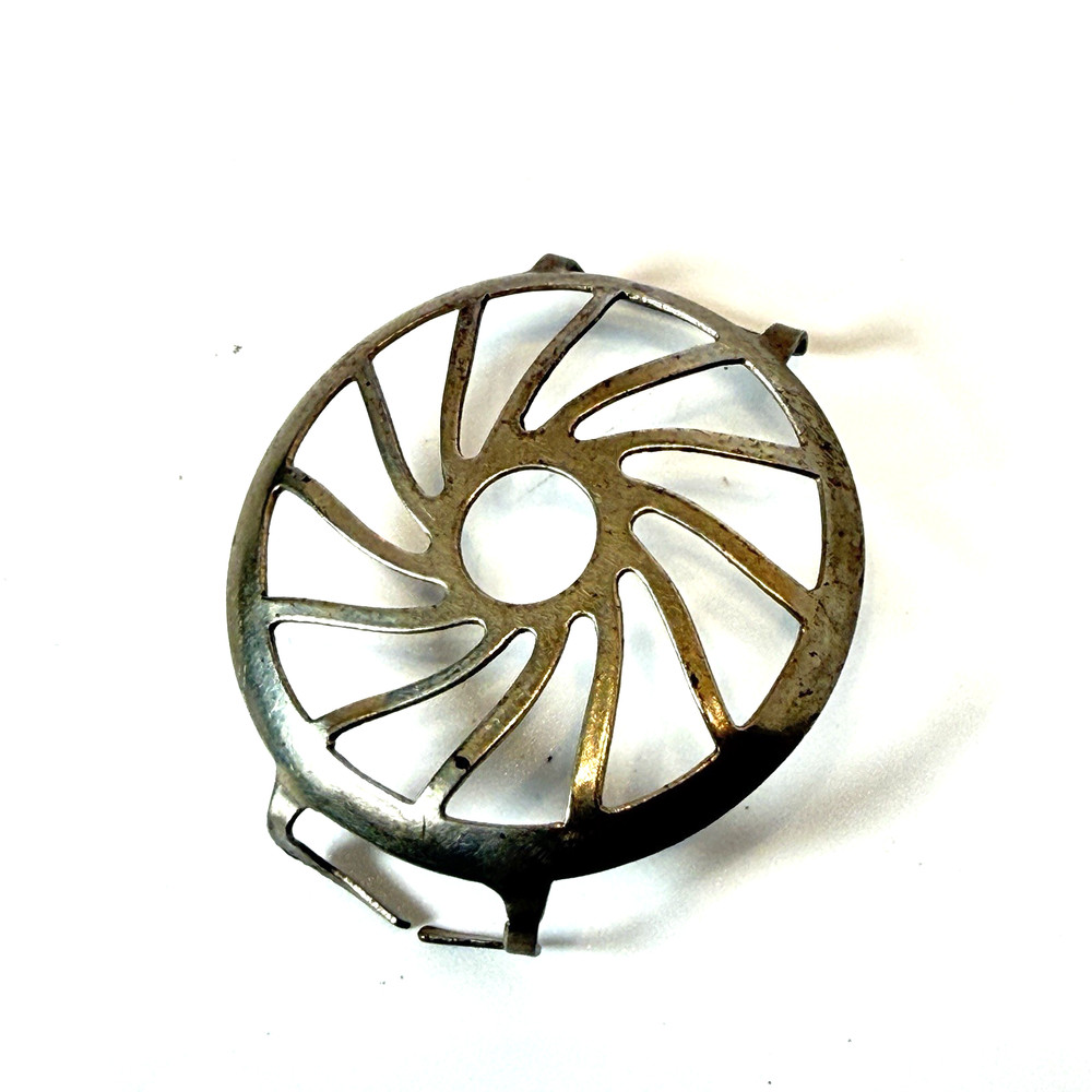 RARE ANTIQUE Shrapnel Guard WW1 Wrist Trench Military Spiral Watch 1916 Big