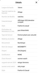 Montres Électriques de luxe pour et femme