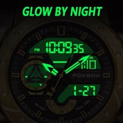 Men Large Dial Digital LED Quartz Date Sport Watch Waterproof Wristwatch Gift