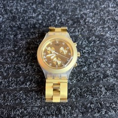 Swatch Irony Diaphane Full Blooded Men Watch 42mm Chrono Date New Battery 8.5″