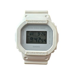 Vintage Casio G Shock DW-5600-CU Off White Digital Watch Model 3229 Working