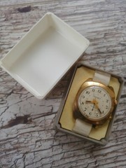 Poljot signal alarm mechanical wrist watch 18 jewel 2612 SU USSR rare