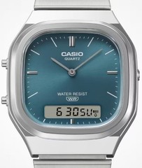 New Casio AQ 240E 3AJF Rare Blue Green
