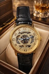 Stuhrling Men’s 44mm Automatic Watch Cal ST-90050 Krysterna Crystal 20 Jewels