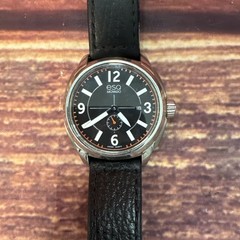 ESQ Movado Men’s Quartz Swiss Watch Silver Stainless Steel – New Battery Needed