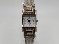 Geneva Limited Edition Watch Women 16mm Silver Tone White Dial New Battery