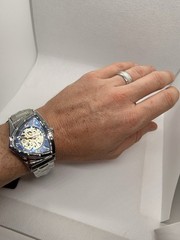 BIBI Luxury Automatic triangular Skeleton Watch 37mm– New with Box & Tags