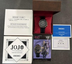 JoJo’s Bizarre Adventure 5 SPORT SEIKO Golden Wind Abbacchio SBSA038 LTD 1000
