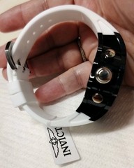$279 Invicta Racing Vaulthan Men Black White 44mm Quartz Watch 69675 New In Box
