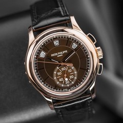 Patek Philippe 5905R-001 Annual Calendar Chronograph Rose Gold with Papers