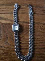 Joan Rivers Double Wrap Silver Watch. 25th Anniversary ( Needs SR626SW battery)