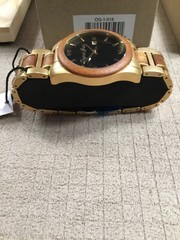 Original Grain The Classic Antique Gold Mahogany Black Color Mens Watch OG-1-016