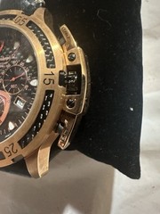 Tested NEW Tonino Lamborghini Herrenuhr Chronograph Rose Gold 3990-6 $2,564 G3