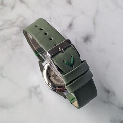 SEIKO 1980-1989 35 mm Used Watch Automatic Green Dial Men Analog Display