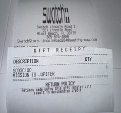 Omega X Swatch Mission to Jupiter Moonswatch Speedmaster With Receipt + BAG