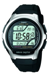 Casio WV58A Series | Men’s Digital Wave Ceptor Watch | Black | 50M WR | Resin…