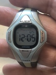 Women’s/Kid’s TIMEX 1440 Sports Watch Blue/Silver/Black Digital LCD Sport Watch