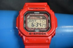 G SHOCK Casio GLX-5600 Red G-Lide Square Digital Watch Surf Tide Moon
