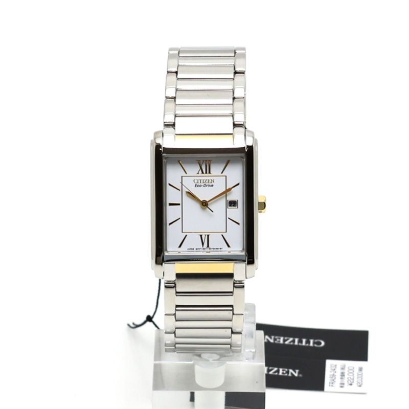 Shoten Former CITIZEN Citizen Collection White Dial Eco Drive E011 S045193 SS SS