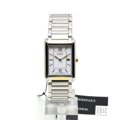Shoten Former CITIZEN Citizen Collection White Dial Eco Drive E011 S045193 SS SS