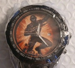 GI Joe Black Snake Eyes Stainless Steel Wrist Watch – NEW