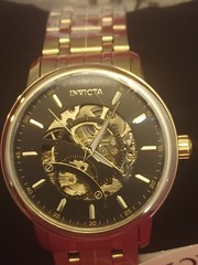 Invicta Objet D’Art 69121 Men’s Automatic 42.5mm Skeleton Watch – Black/Gold NEW
