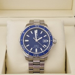 TAG Heuer Aquaracer Automatic Calibre 5 Swiss WAK2111 Blue Dial 41mm Men’s Watch