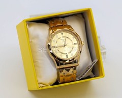 Invicta Men’s Watch Specialty Quartz Crystal Gold Tone Dial 69017 NEW