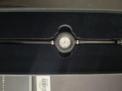 Marc by Marc Jacobs Women’s Quartz Analog Watch Black Leather Strap w/Box