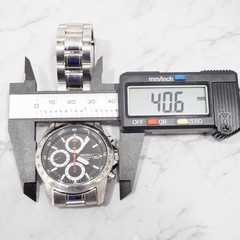 [Good] SEIKO Chronograph 7T92-0DW0 Black Dial Men’s Quartz Watch