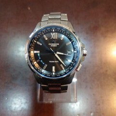 Casio OCW-T150-1AJF Oceanus Solar Radio Controlled Watch Black Dial Titanium