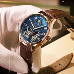 AILANG Luxury High Grade Business Luminous Tourbillon Automatic Mechanical Watch
