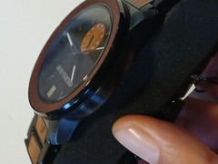 Original Grain The Barrel Sapele Matte Black Steel Mens Watch
