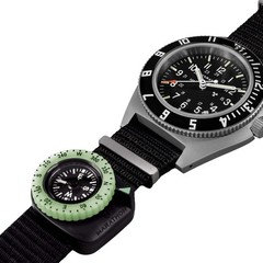Glow-in-the-Dark Clip Compass CLIP COMPASS Wristwatch CO194005-BK