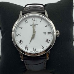 Tissot Men’s Classic Dream Stainless Steel Quartz Watch T129410A Leather Band