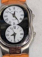 Philip Stein Wristwatch Teslar Orange Band Boxed