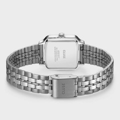 Cluse Gracieuse Petite Watch CW11817 Square Watch Steel Silver