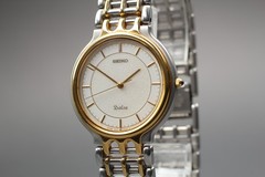 [Near MINT] Seiko Dolce 5E31-6A00 Gold Quartz Mens Vintage Watch From JAPAN